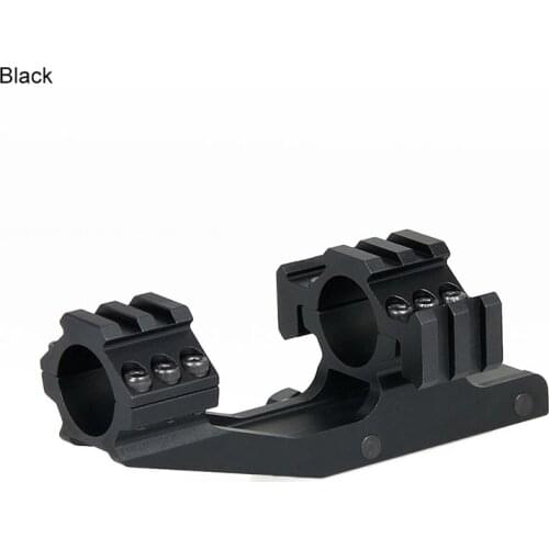 Free shipping PPT Tactical accessories hunting scope mount 25.4mm double ring cantilever mount for 20mm rail GZ22-0236