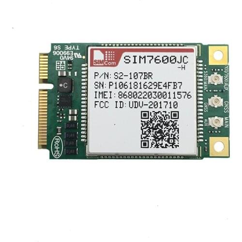 In stock! SIMCOM SIM7600JC-H MINI PCIE LTE Cat4 Module 100% New&Original no fake SIMCOM LTE-FDD for B1/B3/B8/B18/B19/B26