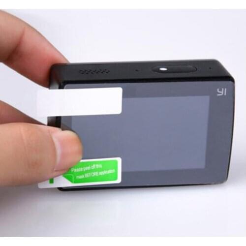 2pcs LCD Diaplay Screen Protector PET Clear Film Guard For Xiaomi YI 4K Xiaoyi 2 II Plus 4K+ Lite Discovery Action Sport Camera