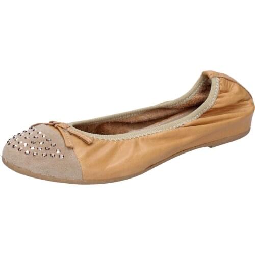 CRUZ ballet flats woman skin Brown