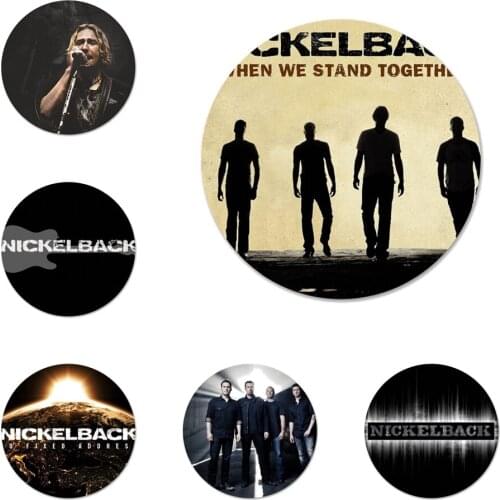 Nickelback Icons Pins Badge Decoration Brooches Metal Badges For Clothes Backpack Decoration 58mm