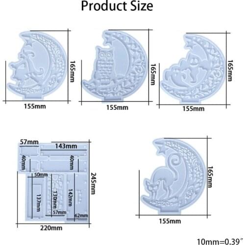 066C Environmentally Friendly and Non Toxic Halloween Silicone Mold Design with Smooth Edges No Sharp Part Harmless to People