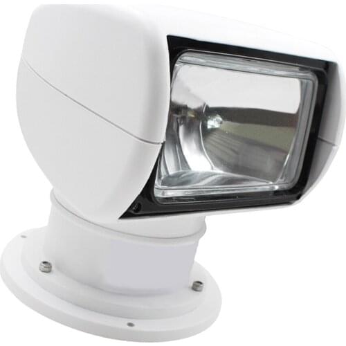 24V 100W Car Boat Remote Control Spotlight Halogen Lamp Searchlight 2500LM 3200K New