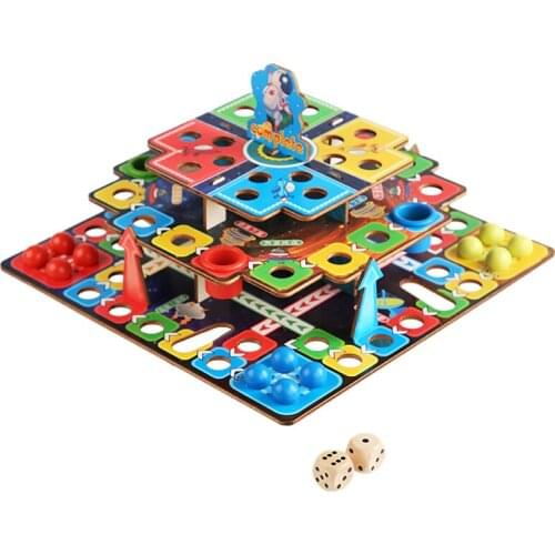 3D Flying Chess Board Game Classic Game Flight Game Toy Family Fun Gift for Kid Leisure and Entertainment Toys