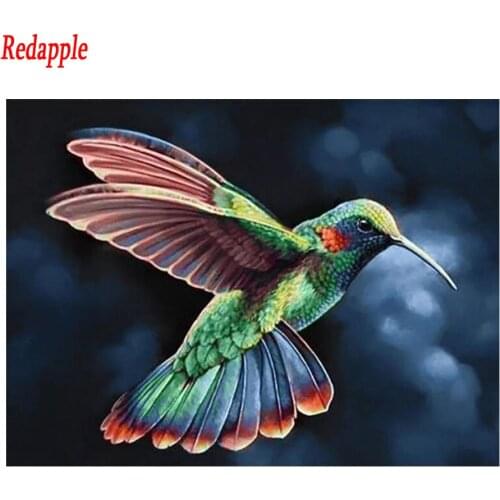 3d full diamond painting bird handmade diamond embroidery Hummingbird stickers 5d diy diamond pictures of Rhinestones decoration