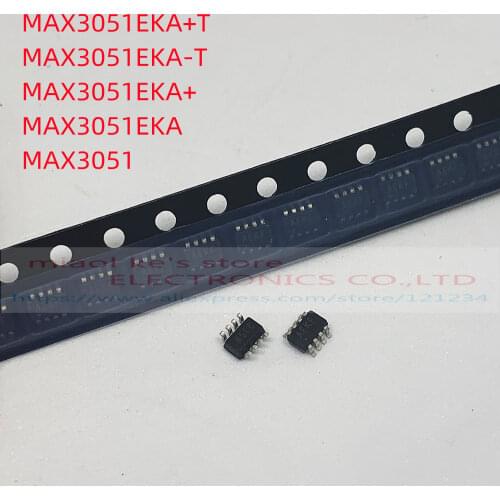 [5pcs~10pcs]100%New: MAX3051EKA+T MAX3051EKA-T MAX3051EKA+ MAX3051EKA MAX3051 - +3.3V, 1Mbps, Low-Supply-Current CAN Transceiver