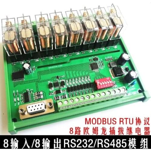 8 Way Serial Port 232 485 Relay Can Plug