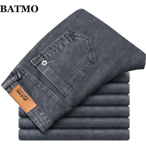BATMO 2020 new arrival high quality casual slim jeans men, mens skinny jeans , YU913