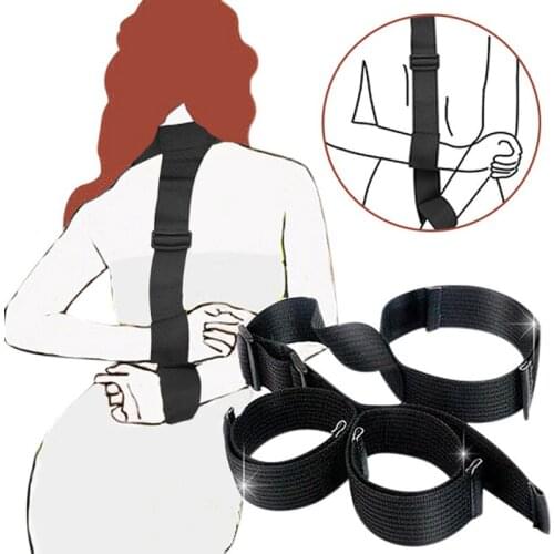 BDSM Sex Bondage Flirting Erotic Sex Toys For Women Couples Sex Products Bondage Slave HandCuffs Thigh Wrist Cuff Bondage Gear