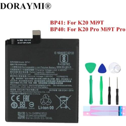Doraymi Xiaomi Redmi K20 Pro Batteries