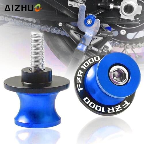 FZR FOR YAMAHA FZR1000 CNC Motorcycle 6MM Stand Screws Cover Swingarm Slider Spools Accessories M6 FZR 1000 1987-1996 1995 1994