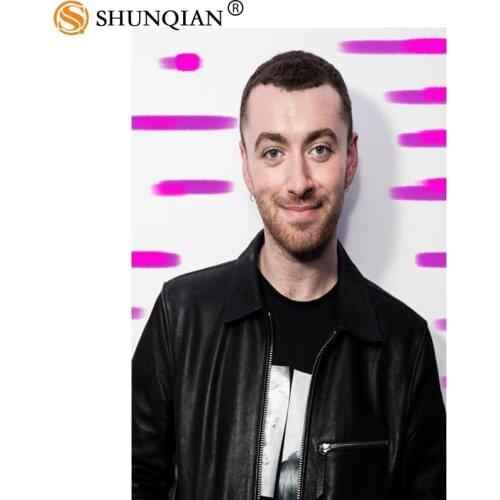 Custom sam smith Poster Home Decoration Fashion Silk Fabric Wall Poster Custom Poster Print More Size