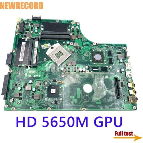 NEWRECORD MBPUL06001 MB.PUL06.001 DA0ZYBMB8E0 For Acer aspire 7745 7745g Laptop motherboard HD 5650 4 memory DDR3 slot mainboard