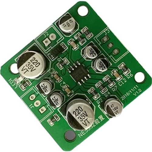 NE5532 OP-AMP Pre-Amplifier Tone Board Dual Channel Preamp Board Compatible with 4558 HIFI Amplifier Preamplifier 6-30V