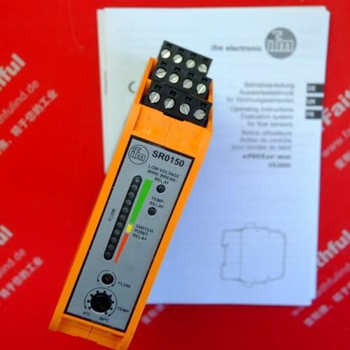 SR0150 IFM New Original Control monitor for flow sensors SR0150 VS3000/24VDC