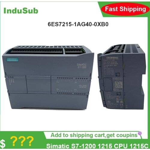 New Original 6ES7215-1AG40-0XB0 PLC For siemens s7 1200 Programmable Logic Controller plc Automata controller CPU DC/DC/DC