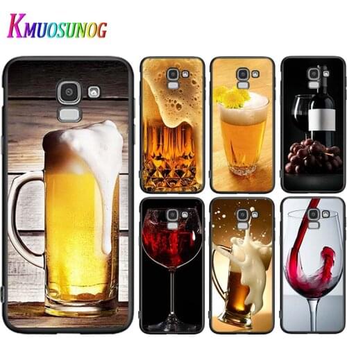 Beer Wine Fashion For Samsung Galaxy J2 J3 J4 Core J5 J6 J7 J8 Prime duo Plus 2018 2017 2016 Silicone Phone Case