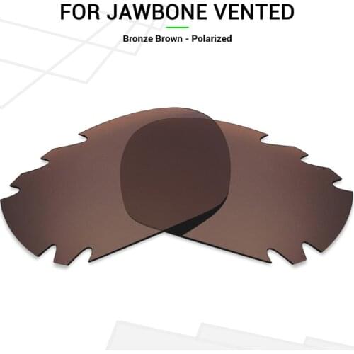 Mryok POLARIZED Replacement Lenses for Oakley Jawbone Vented Sunglasses Bronze Brown