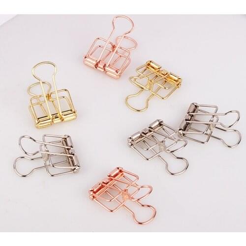 Rose Gold Cute Clip Long Tail Swallow Tail Clip Binder Clips Binders Rose Gold Stationery Cute Paper Clips Planner Clip Rosegold