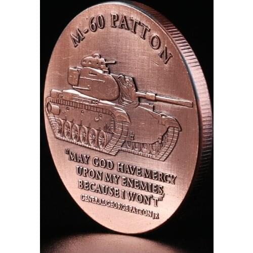USA Army M60 Patton Main Battle Tank Commemorative Coin Military Challenge Collectible Gifts