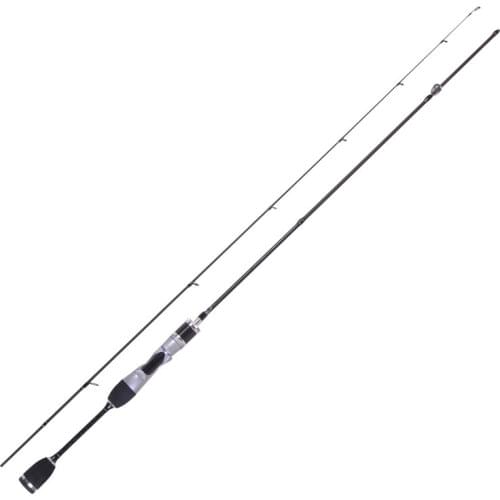 Catch.u UL Spinning/casting Fishing Rod Carbon Fiber Fishing Pole 2 Section 1.68/1.8m Soft Top Fishing Rods for Reservoir Pond