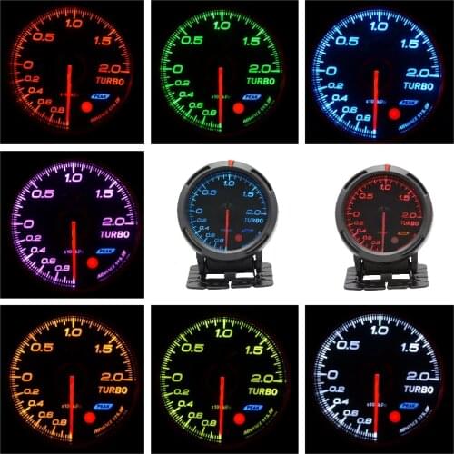 2.5" 60mm Universal DF Link Advanced BF Gauge Car Meter Turbo Boost Racing Gauge Sensor Included 15 Colors