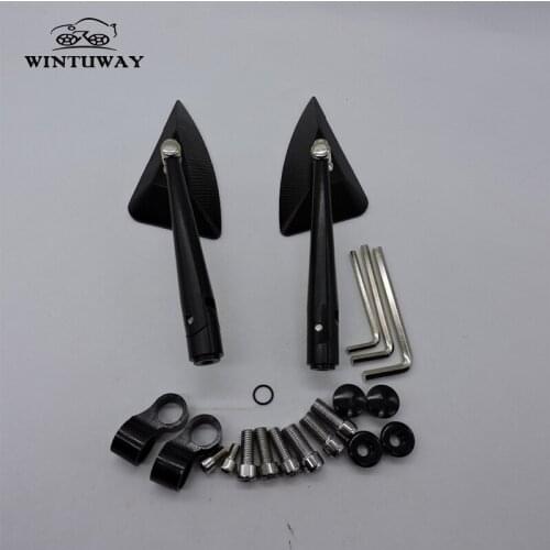 WINTUWAY Universal Motorcycle Rearview Mirrors CNC Rearview Side Mirror Aluminum Motorcycle Accessories B-SH5509