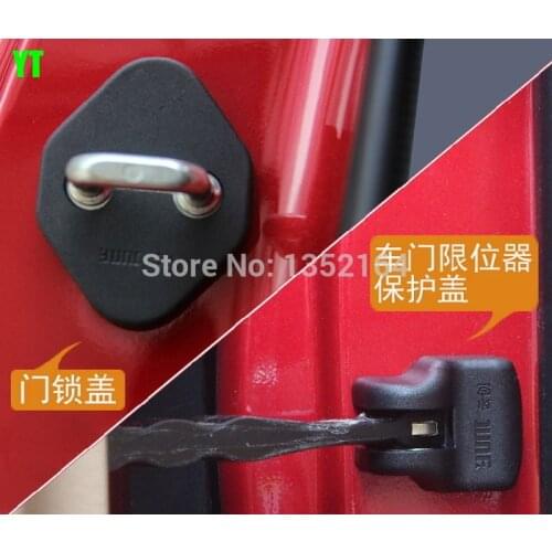 Auto door checks cover and door lock protecting cover,water proof protector for toyota corolla rav4 camry 2014 2015,8pcs/lot