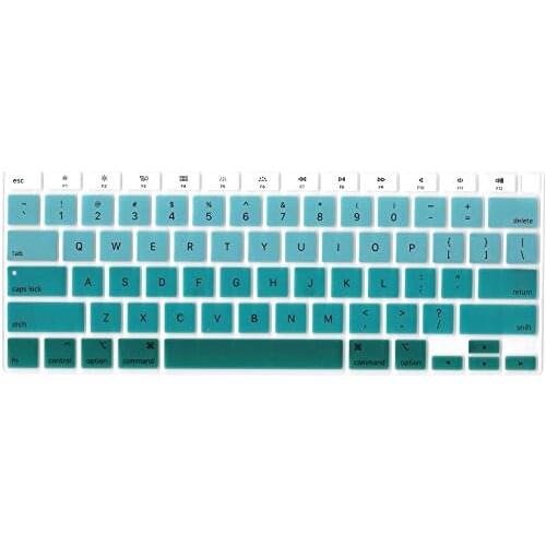 For MacBook Air 13 Inch 2020 with Touch ID Silicone Keyboard Cover Skin (MODLE: A2179, US Layout) Keyboard Protector