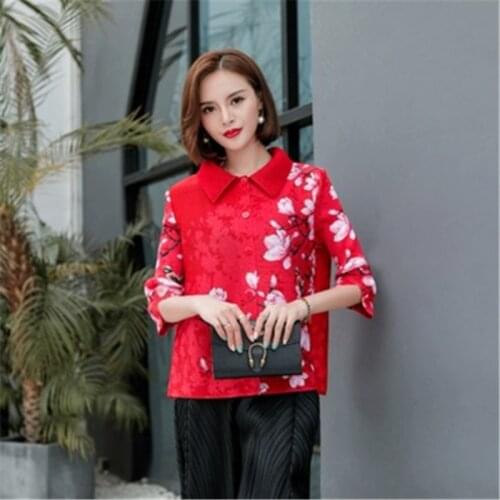 Miyake fold women jacket single-breasted spring and autumn mothers wear ethnic style lapel loose casual outer wear jacket women