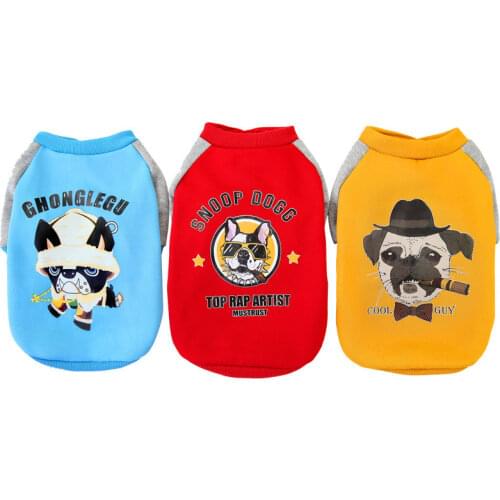 Winter Thickening Funny Teacup Puppy Clothes Personality Pitbull Dog Clothes Sweater for Dogs Xxxs Dog Clothes Sweater for Cats