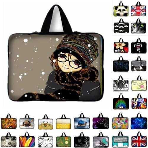 10 12 13 15 17.3 inch Laptop Sleeve Waterproof Shockproof Sleeve Pouch Bag Tablet Case Cover For Dell HP ASUS 13.3 14.4 15.6 #I