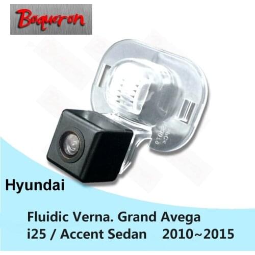 For Hyundai Fluidic Verna Grand Avega i25 Accent Sedan Reverse Parking Backup Camera HD CCD Night Vision Car Rear View Camera