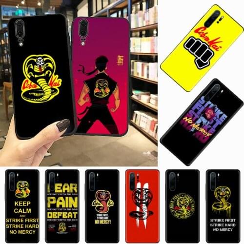 Cobra Kai Season 2 TV series Phone Case Funda For Huawei P9 P10 P20 P30 Lite 2016 2017 2019 plus pro P smart