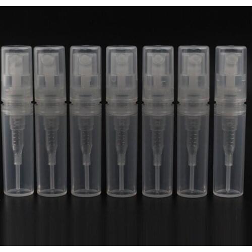 S002-2ml Plastic Tube Bayonet Perfume Bottle Empty Nozzle Spray Bottle 105PCS/LOT