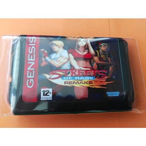 MD Game : Streets of Rage REMAKE ( Japan Version!! )