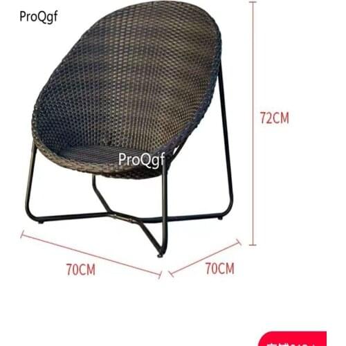 Ngryise 1 Set 72*70*70cm classic rattan black chair