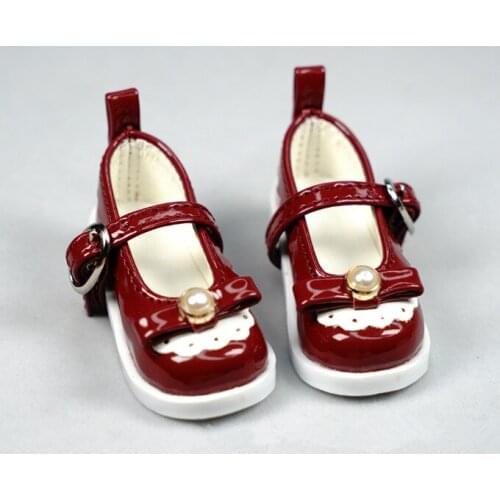 BJD doll shoes are suitable for 1/3 1/4 SD MSD size fashion versatile flat shoes with pearl lace sole doll accessories