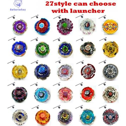 27 style can choose 1pcs blade Metal Fusion 4D System Battle Top Metal Fury Masters with Launcher BB105 BB119 BB120 BB122