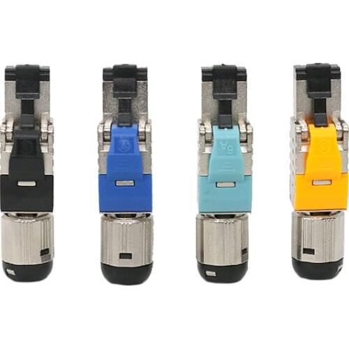 MT-5058 Factory price Network Module CAT6A STP RJ45 Modular Plug Toolless Type 8P8C Keystone Jack