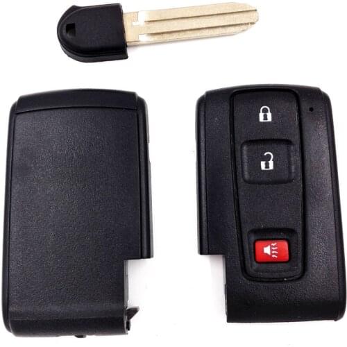 New Replacement Shell Keyless Entry Smart Remote Key Case Fob 2 +1 Buttons With Blade For Toyota