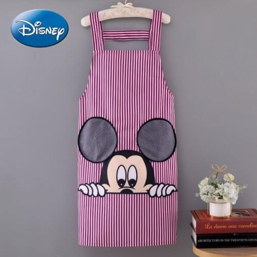 Disneys New Mickey Cute Fashion Version Waterproof and Oil-proof Apron Kitchen Overalls