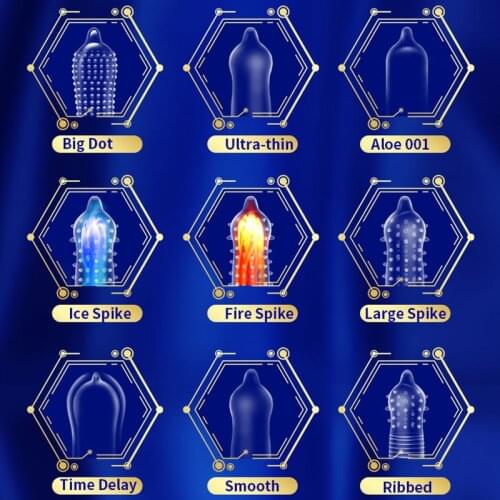 All Types Condoms For Man Ultra Thin 001Big Dotted Delay Ejaculation Wholesale Condom Penis Sleeve Adult Sex Products Shop