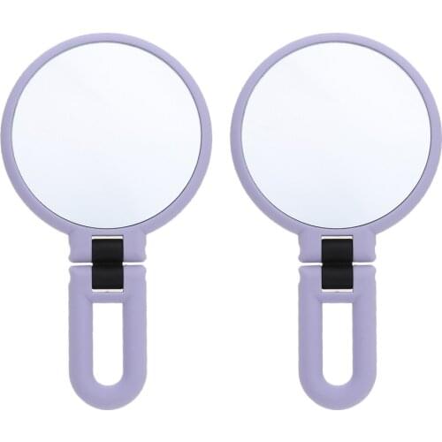 15X Magnifying Folding Double Sided Makeup Travel Mirror 2x