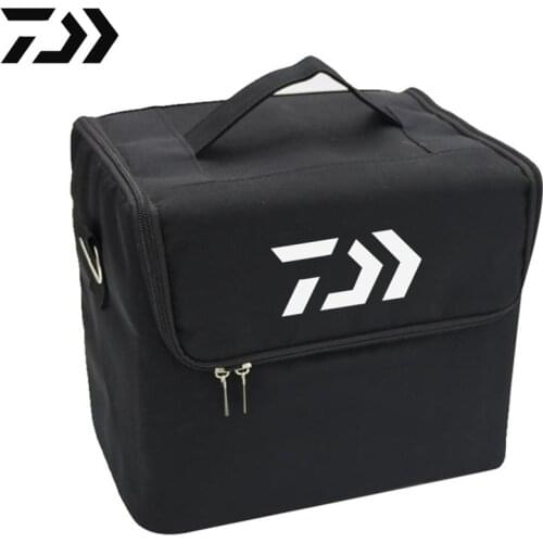 Daiwa Fishing Bag Fishing Tackle Bag Large Capacity Fish Lure Bait Line Tools Storage Portable Outdoor Waist Shoulder Backpack