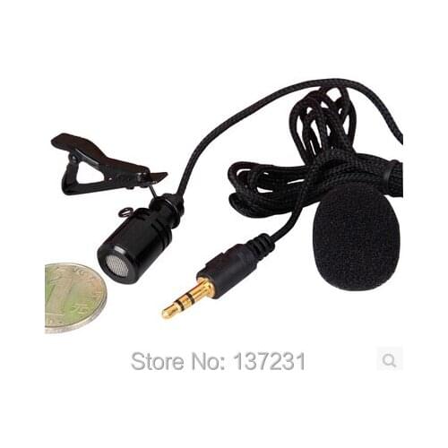 Hot Ultra-point metal lavalier microphone computer microphone DV camera Super pointing metal microphone cable 2.5 m length