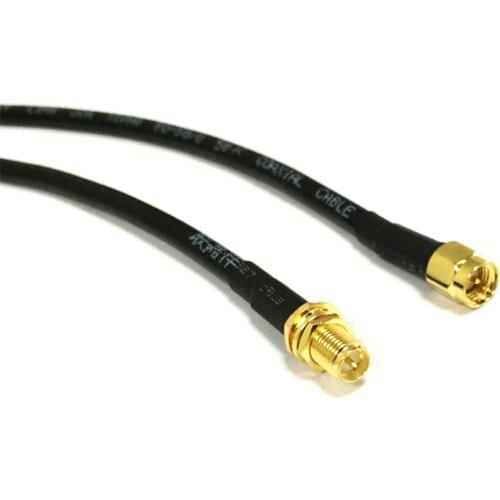 WIFI antenna cable SMA Male Plug Switch RP-SMA Female Jack Convertor RG58 Wholesale Fast Ship 50CM 20"Adapter