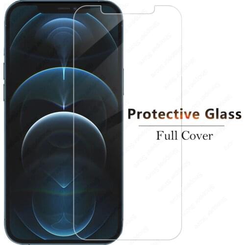 Full Cover Tempered Glass For iPhone 13 12 11 Pro Max XR 7 8 Plus XS Max X 13 12 Mini Protective Screen Protector Safety Glass