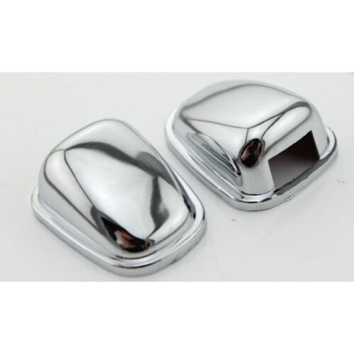 Foal Burning ABS Chrome Car Water Spray Wiper Nozzle Cover Sequins Stickers For Ford Ecosport 2013 2014 2015 2016 2017