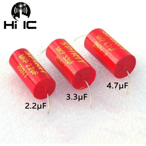 1-5 Pcs Audiophiler Axial MKP 1UF 1.2UF 1.5UF 1.8UF 6.8UF 8.2UF 400V HIFI DIY Treble Capacitor for Speaker Car Horns Divider